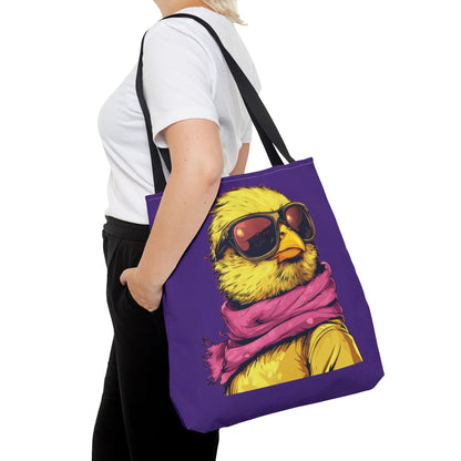 Chic Bird Tote Bag, Trendy Shopping Tote, Eco-friendly Bag, Gift for Animal Lovers, Summer Accessory, Beach Weekender Bag, Large Canvas Bag