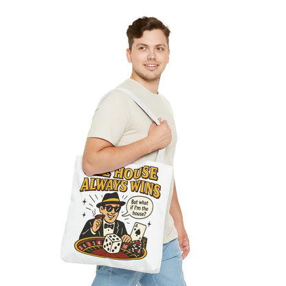 Casino Vibes Tote Bag, Fun Gift for Gamblers, Everyday Use, Travel Accessory, Stylish Shopping Bag, Unique Gambling Merch