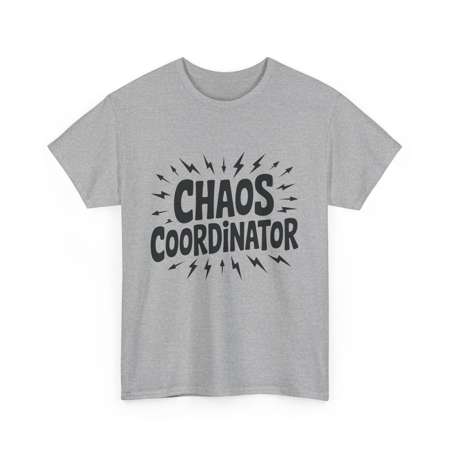 Chaos Coordinator Unisex Heavy Cotton Tee, Funny Graphic T-Shirt, Gift for Moms, Mom Life Graphic Tee, Mother's Day T-Shirt