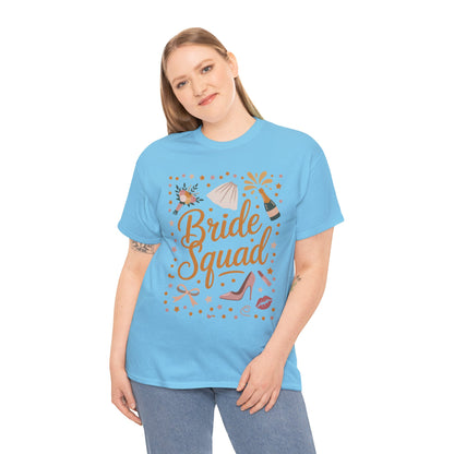 Bride Squad Shirt, Bachelorette Party T-Shirt, Bridesmaid Wedding Tee, Hen Party Matching Shirts, Bridal Shower, Gift for Bridesmaids