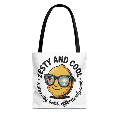 Zesty Lemon Tote Bag - Fun & Bold Carry-All for Everyday Use, Summer, Beach Days, Gifts, Eco-Friendly Shopping, Large Tote Bag
