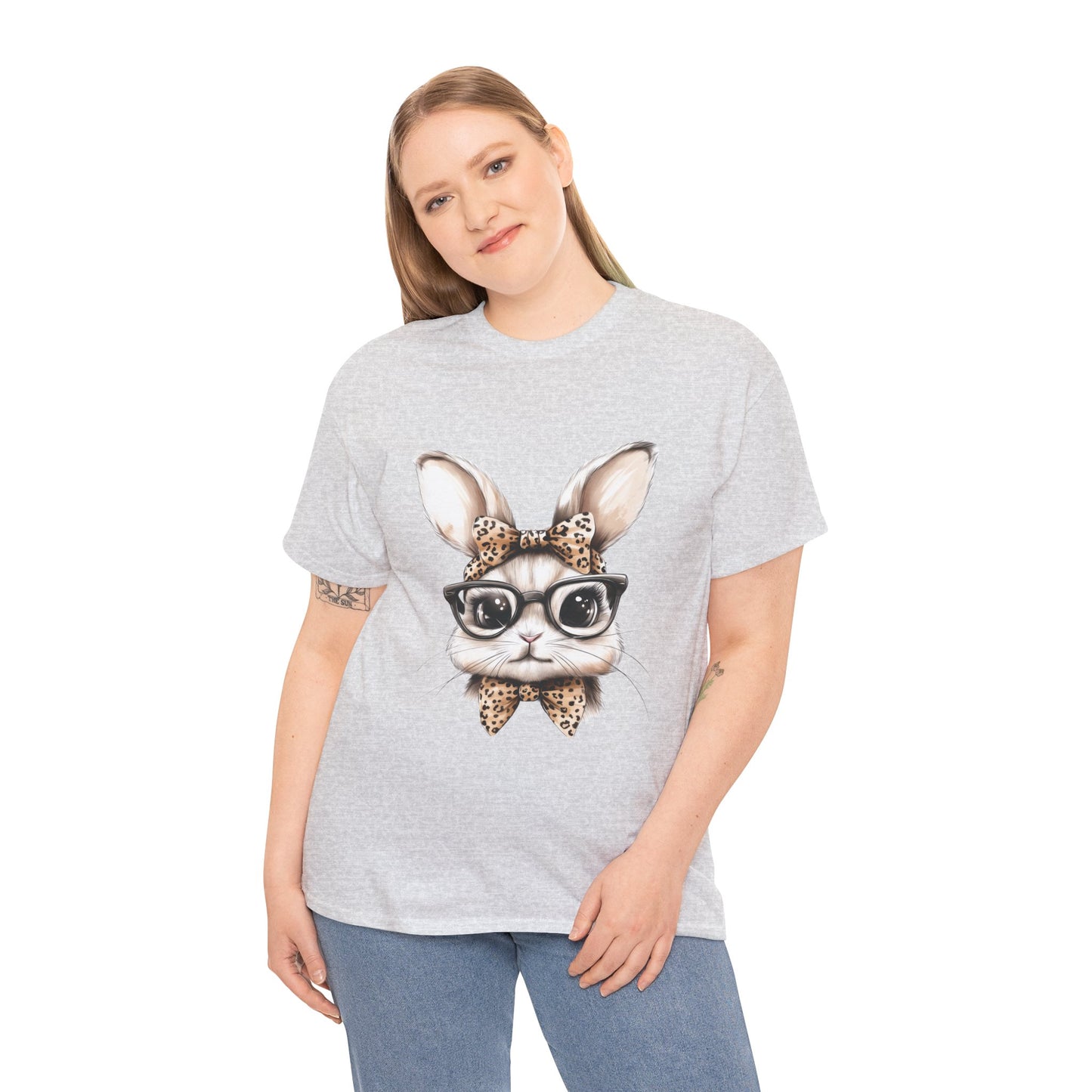 Cool Bunny Sunglasses Tee, Cute Rabbit Shirt, Animal Lover Gift, Spring Fashion, Unisex Graphic T-Shirt