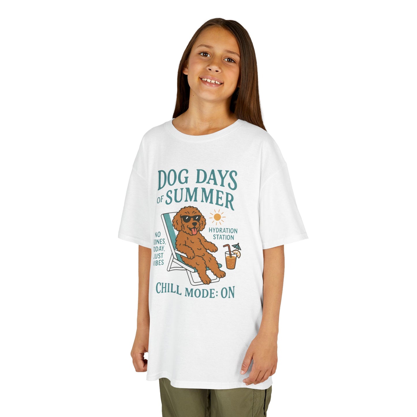 Summer Chill Kids Tee | Fun Playful T-Shirt for Boys & Girls, Perfect for Summer Days, Beach Outings, Gifts, Casual Wear