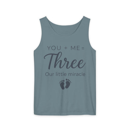 Maternity Tank Top, Cute Pregnancy Announcement Tank, Our Little Miracle Expecting Mom Gift, Baby Reveal Tee, Baby Showers Gift