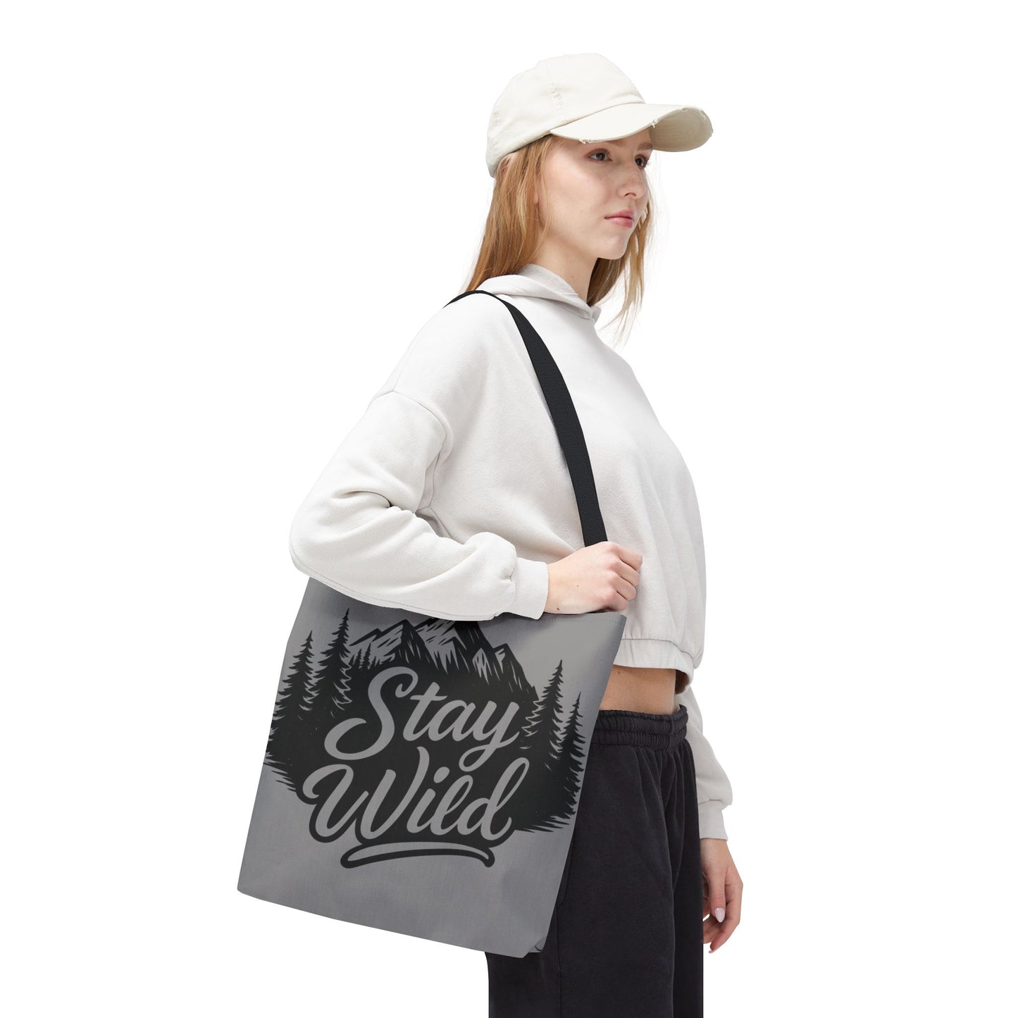 Stay Wild Tote Bag | Eco-friendly Shopping Bag, Adventure Tote, Outdoor Enthusiast Gift, Stylish Carryall, Perfect for Summer Adventures