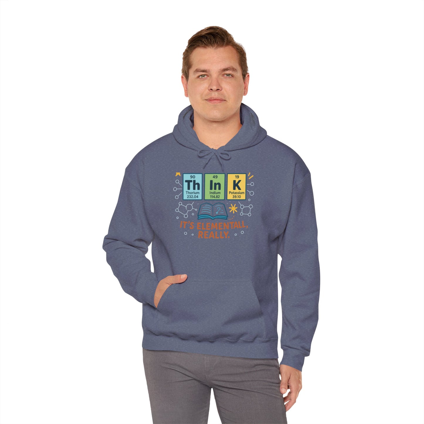 Science Hoodie for Men, Funny Nerd Hoodie, Element of Humor Sweatshirt, Science Lover Gift for Him, Chemistry Lover Gift