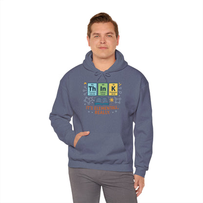 Science Hoodie for Men, Funny Nerd Hoodie, Element of Humor Sweatshirt, Science Lover Gift for Him, Chemistry Lover Gift