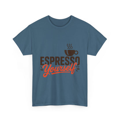 Espresso Yourself Mens T-Shirt, Funny Coffee Graphic Tee, Coffee Tee, Coffee Humor