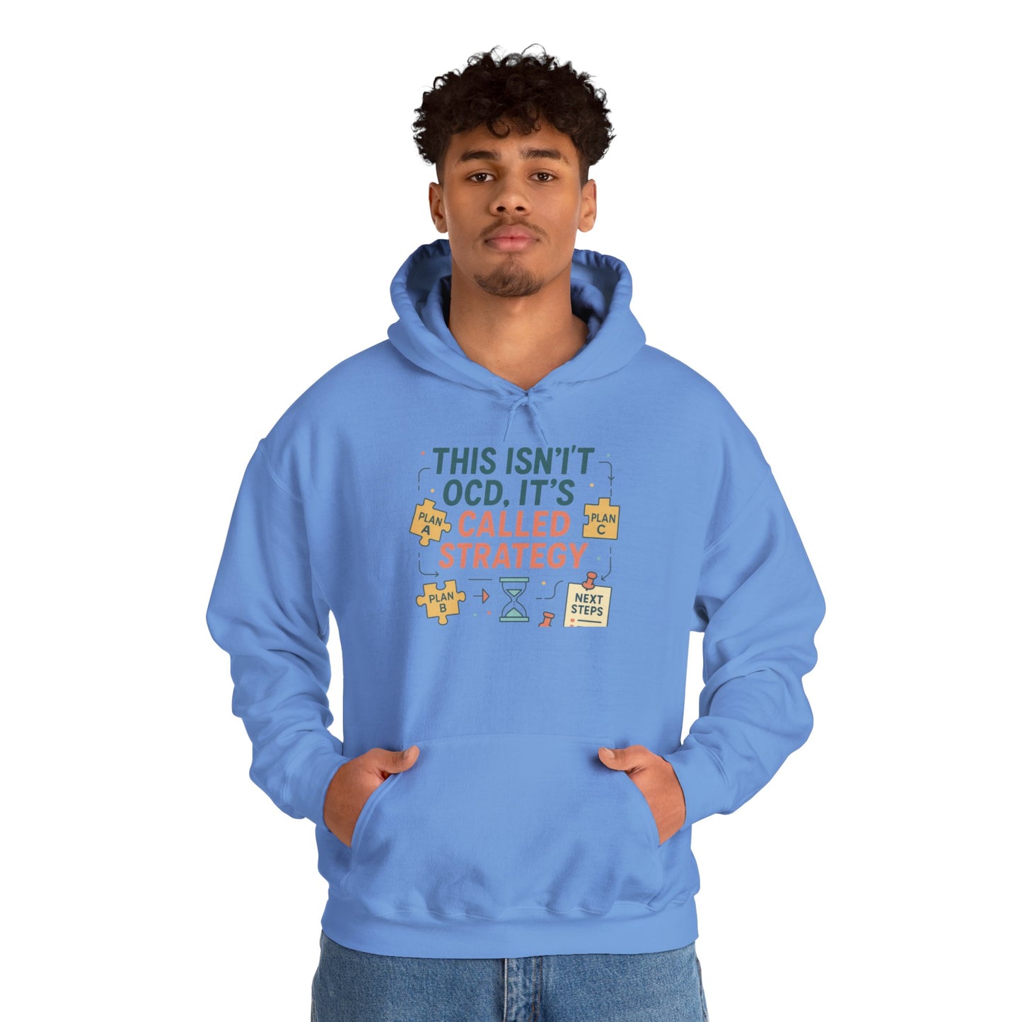 Strategic Humor Hoodie, Unisex Sweatshirt, Gift for Strategists, Funny Hoodie, Planner Gift, Cozy Stylish Sweatshirt, Relaxed Fit Hoody