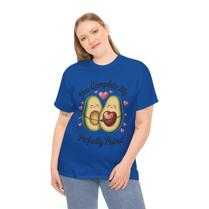 Cute Avocado Love Womens Tee, Perfect for Couples, Valentine's Day Gift, Relationship Shirt, Avocado Lover Apparel