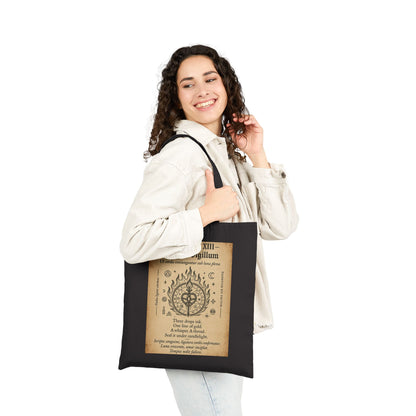 Love Sigil Tote Bag, Amoris Charm Print, Occult Romance Symbol, Witchy Ritual Canvas Bag, Mystic Heart Spell Design, Witchy Gift, Boho Tote