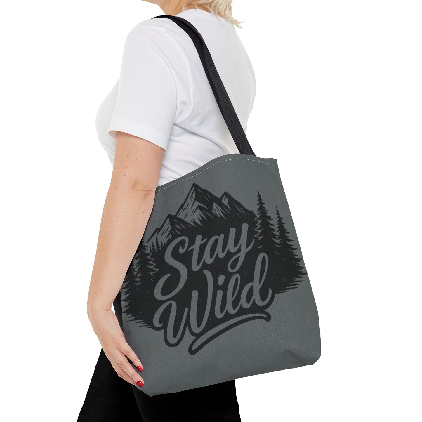 Stay Wild Tote Bag | Eco-friendly Shopping Bag, Adventure Tote, Outdoor Enthusiast Gift, Stylish Carryall, Perfect for Summer Adventures