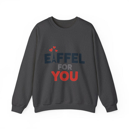 Womens Heavy Blend™ Crewneck Sweatshirt, Eiffel For You Romantic Paris Womens Sweatshirt