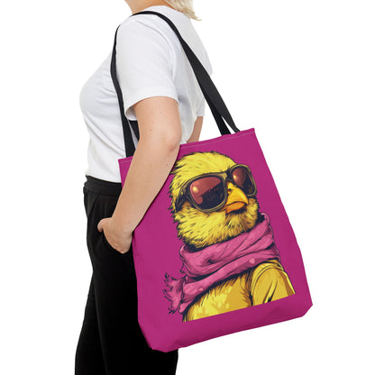 Chic Bird Tote Bag, Trendy Shopping Tote, Eco-friendly Bag, Gift for Animal Lovers, Summer Accessory, Beach Weekender Bag, Large Canvas Bag