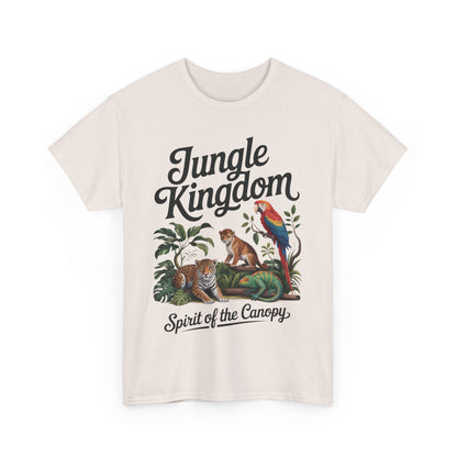 Mens Jungle Kingdom Tee - Nature Lover T-Shirt, Animal Graphic Tee, Eco-Friendly Gift, Summer Fashion, Adventure Outfit
