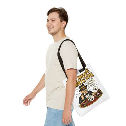 Casino Vibes Tote Bag, Fun Gift for Gamblers, Everyday Use, Travel Accessory, Stylish Shopping Bag, Unique Gambling Merch
