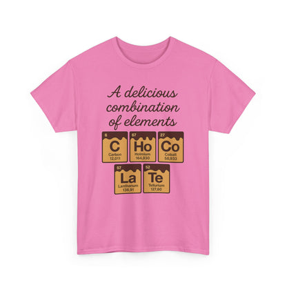 Funny Womens Chocolate T-Shirt, Element Shirt, Sweet Science Gift for Her, Science Humor Shirt, Geeky Gift, Chemistry Inspired Tee