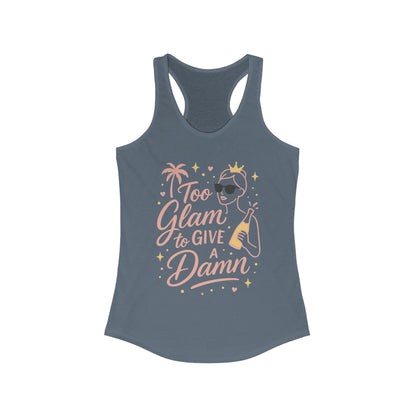 Too Glam to Give a Damn Bridal Party Tank Top, Bachelorette Party Tee, Bridesmaid Wedding Tee, Hen Party Top, Bridal Shower,Bridesmaids Gift