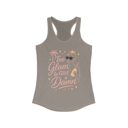 Too Glam to Give a Damn Bridal Party Tank Top, Bachelorette Party Tee, Bridesmaid Wedding Tee, Hen Party Top, Bridal Shower,Bridesmaids Gift