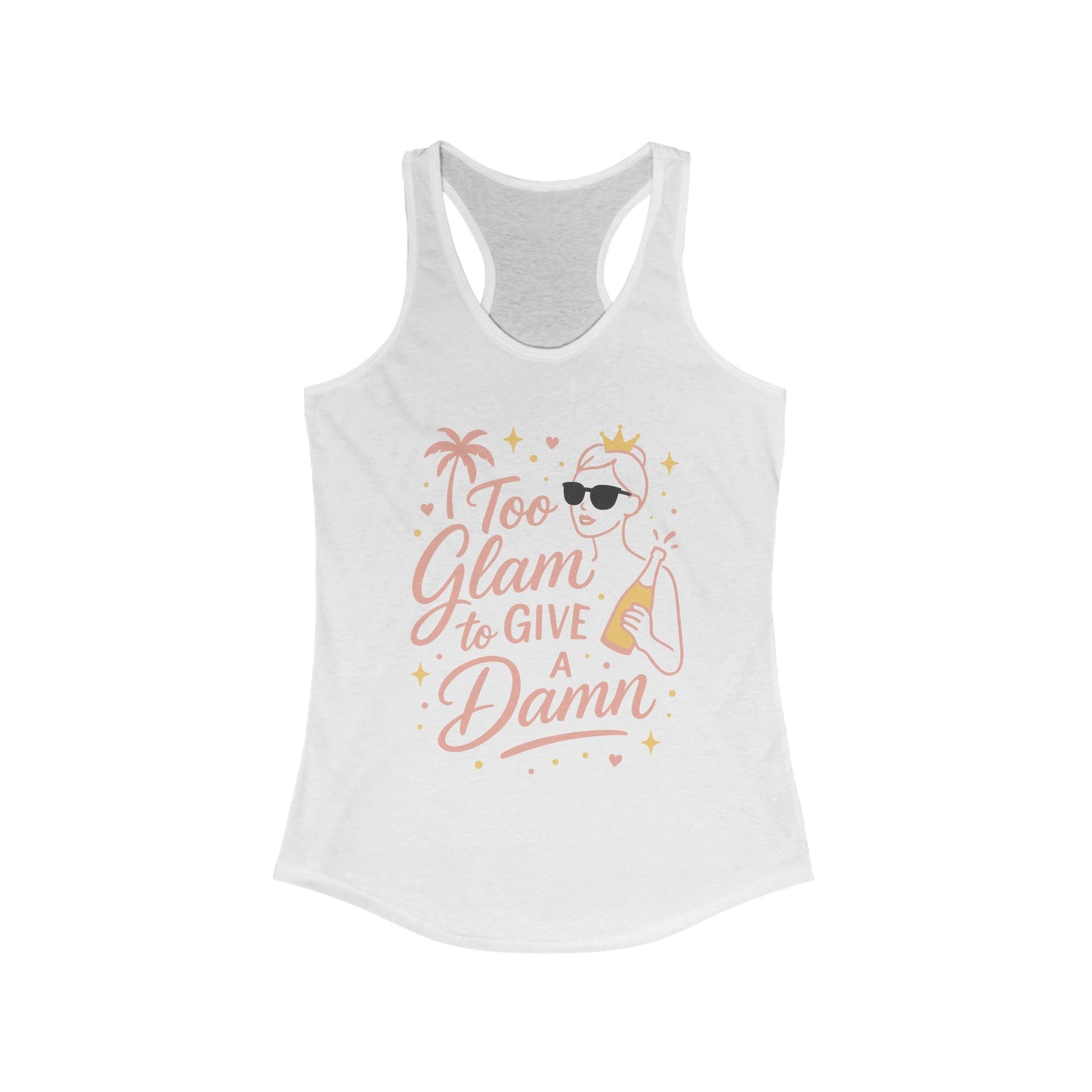 Too Glam to Give a Damn Bridal Party Tank Top, Bachelorette Party Tee, Bridesmaid Wedding Tee, Hen Party Top, Bridal Shower,Bridesmaids Gift