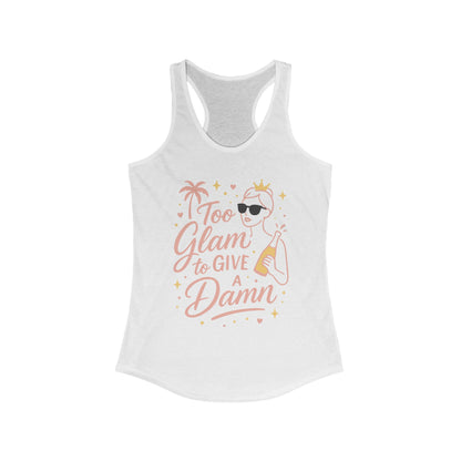 Too Glam to Give a Damn Bridal Party Tank Top, Bachelorette Party Tee, Bridesmaid Wedding Tee, Hen Party Top, Bridal Shower,Bridesmaids Gift
