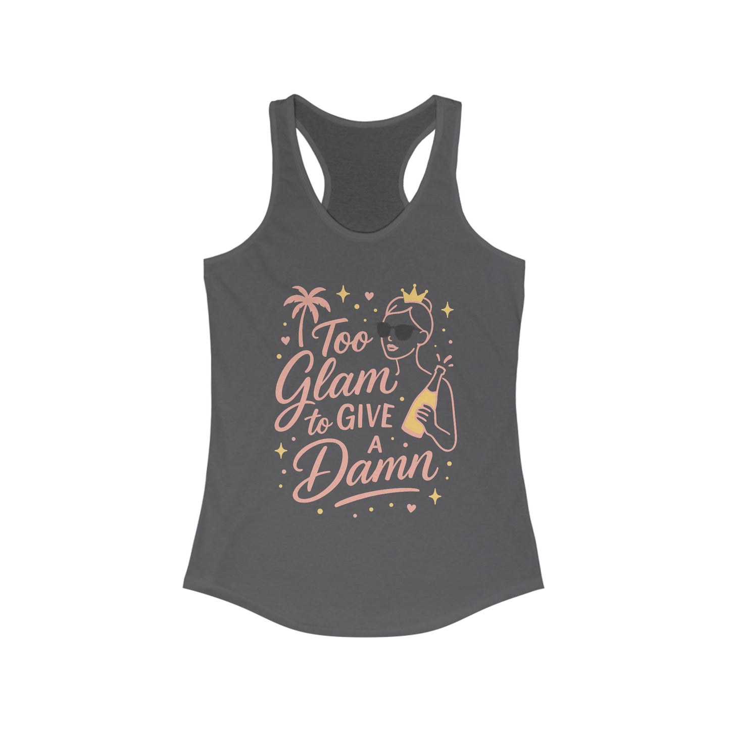 Too Glam to Give a Damn Bridal Party Tank Top, Bachelorette Party Tee, Bridesmaid Wedding Tee, Hen Party Top, Bridal Shower,Bridesmaids Gift