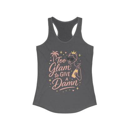 Too Glam to Give a Damn Bridal Party Tank Top, Bachelorette Party Tee, Bridesmaid Wedding Tee, Hen Party Top, Bridal Shower,Bridesmaids Gift