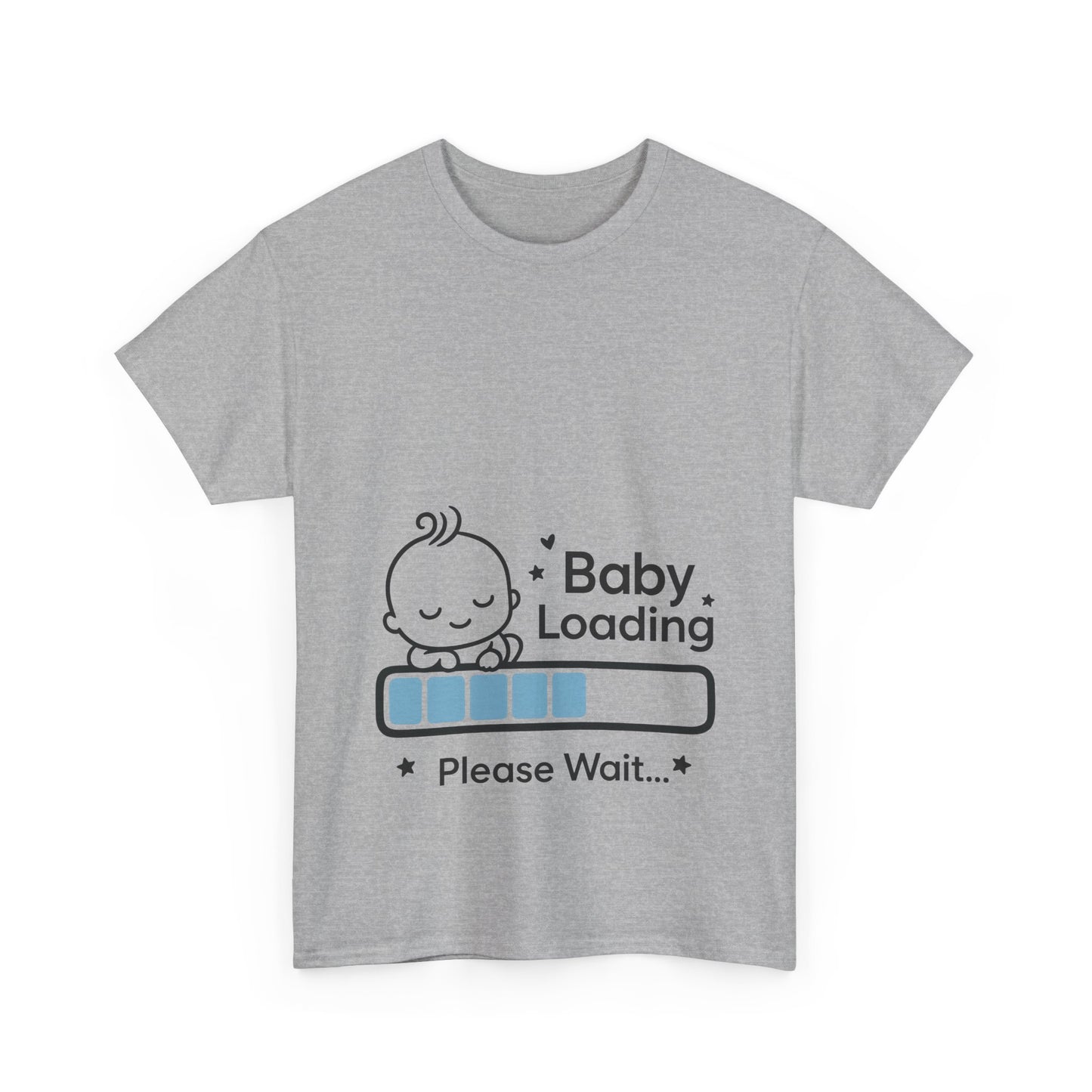 Baby Loading Maternity T-Shirt, Funny Pregnancy Announcement Tee, Mom To Be Gift, Expecting Baby Tee, Pregnancy Reveal Top, Baby Shower Gift