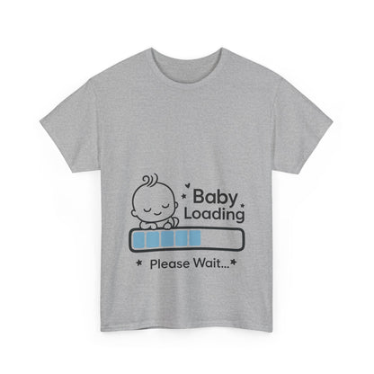 Baby Loading Maternity T-Shirt, Funny Pregnancy Announcement Tee, Mom To Be Gift, Expecting Baby Tee, Pregnancy Reveal Top, Baby Shower Gift