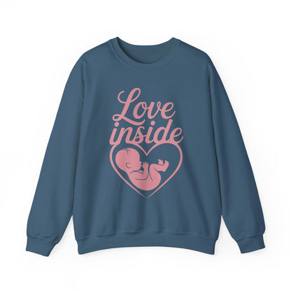 Maternity  Sweatshirt, Pregnancy Announcement Tee, Baby Inside Mom To Be Gift, Expecting Mother Gift, Pregnancy Reveal Top, Baby Shower Top