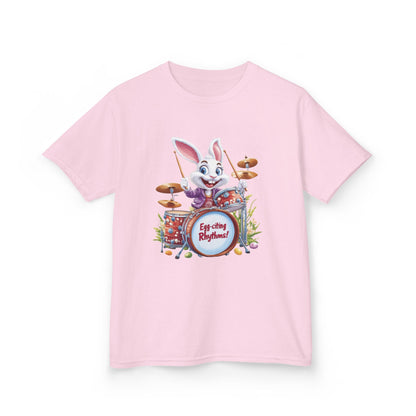 Easter Bunny Drummers Tee | Kids Cotton T-Shirt, Fun Easter Gift, Spring Celebration Shirt, Playful Kids Apparel, Drum Shirt