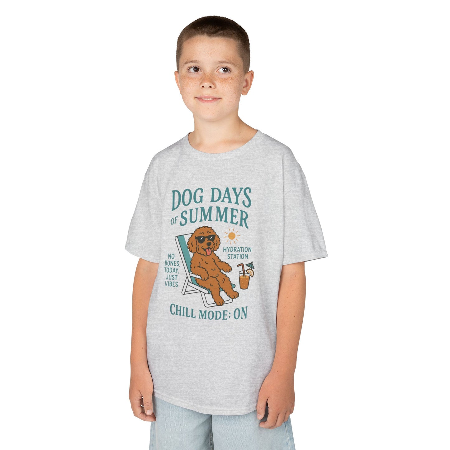 Summer Chill Kids Tee | Fun Playful T-Shirt for Boys & Girls, Perfect for Summer Days, Beach Outings, Gifts, Casual Wear