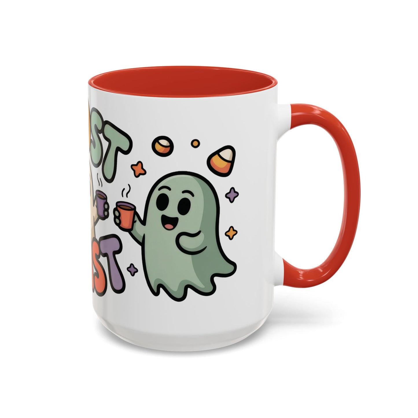 Ghost Roast Halloween Mug, Cute Spooky Coffee Cup, Kawaii Ghost Drinkware, Funny Fall Mug Gift for Coffee Lovers, Accent Coffee Mug (15oz)