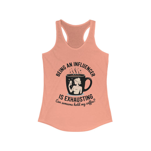 Social Media Humor Tank Top, Funny Influencer Tank Top, Content Creators, instagram girl top, tiktok fashion, Perfect for Coffee Lovers