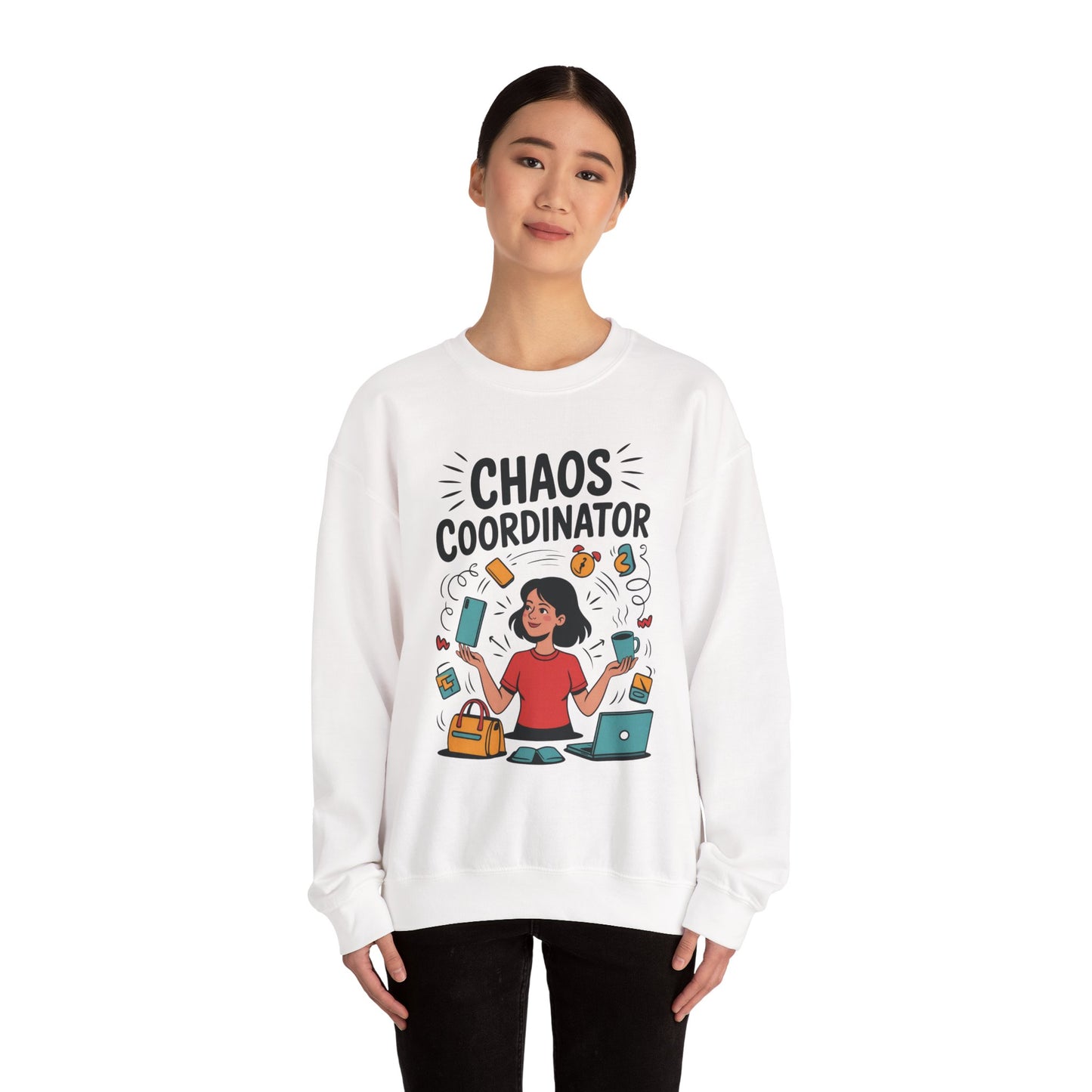 Chaos Coordinator Sweatshirt, Funny Mom Life Sweatshirt ,Gift for Busy Moms, Multitasking Mom Gift, Mom Life Sweatshirt, Mother's Day Gift