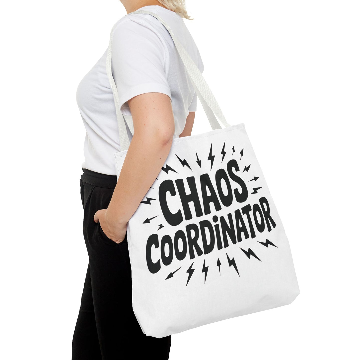Chaos Coordinator Tote Bag, Fun Carryall for Busy Moms, Students, or Event Planners, Perfect Gift, Beach Weekender Bag,  Large Tote Bag