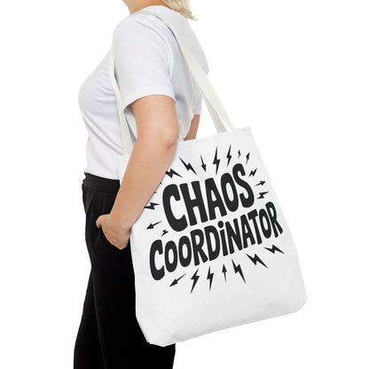 Chaos Coordinator Tote Bag, Fun Carryall for Busy Moms, Students, or Event Planners, Perfect Gift, Beach Weekender Bag,  Large Tote Bag