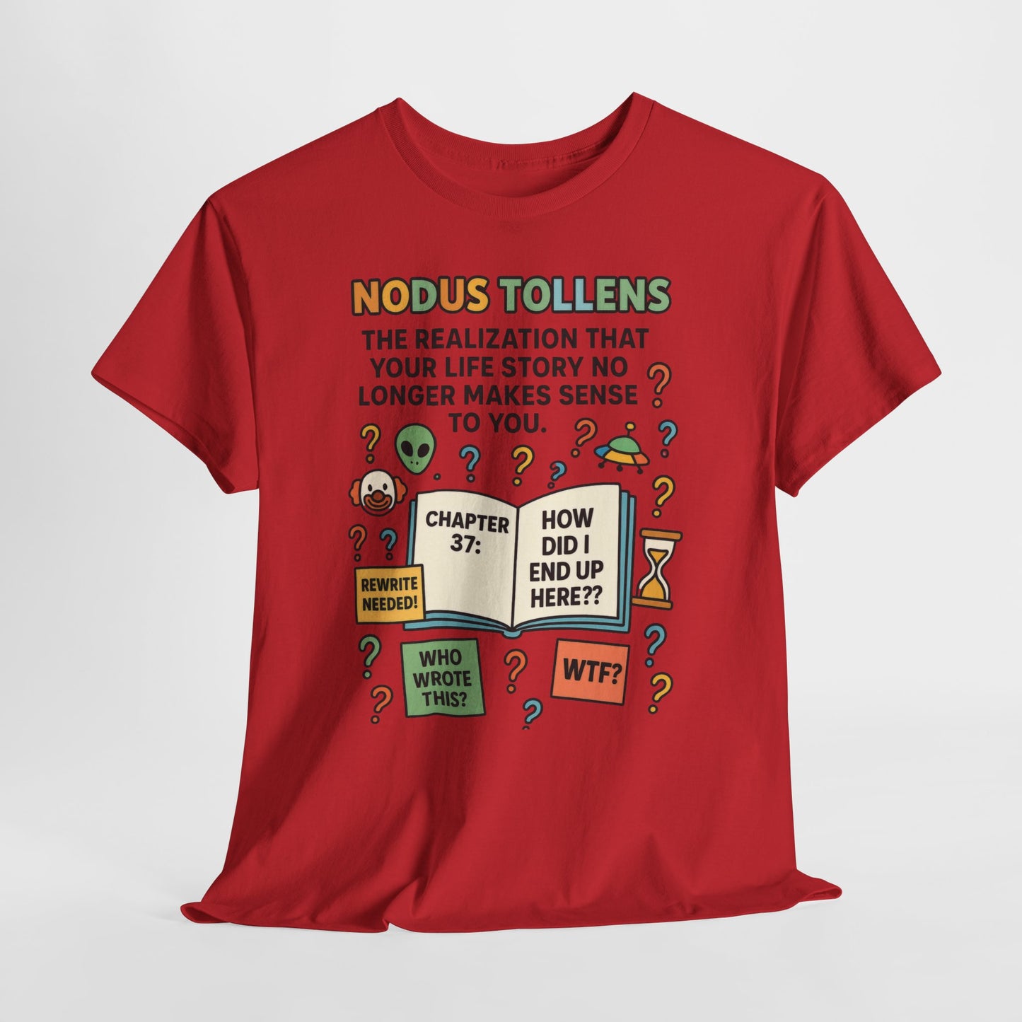 Nodus Tollens Women's Tee, Latin Words, Moods & Modes, Self-Awareness, Personal Development, Funny Existential Graphic Tee, Book Lover Gift