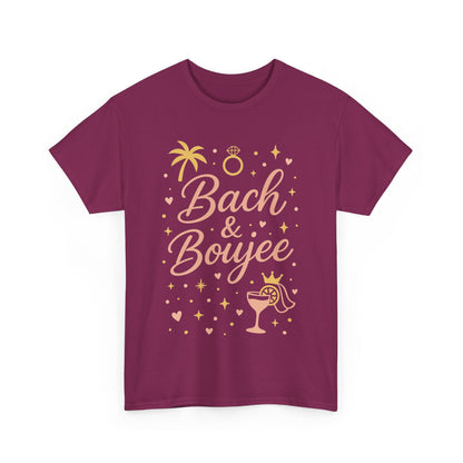 Bach & Boujee Bridal Party  Shirt, Bachelorette Party Tee, Bridesmaid Wedding Tee, Hen Party Top, Bridal Shower,  Bridesmaids Gift