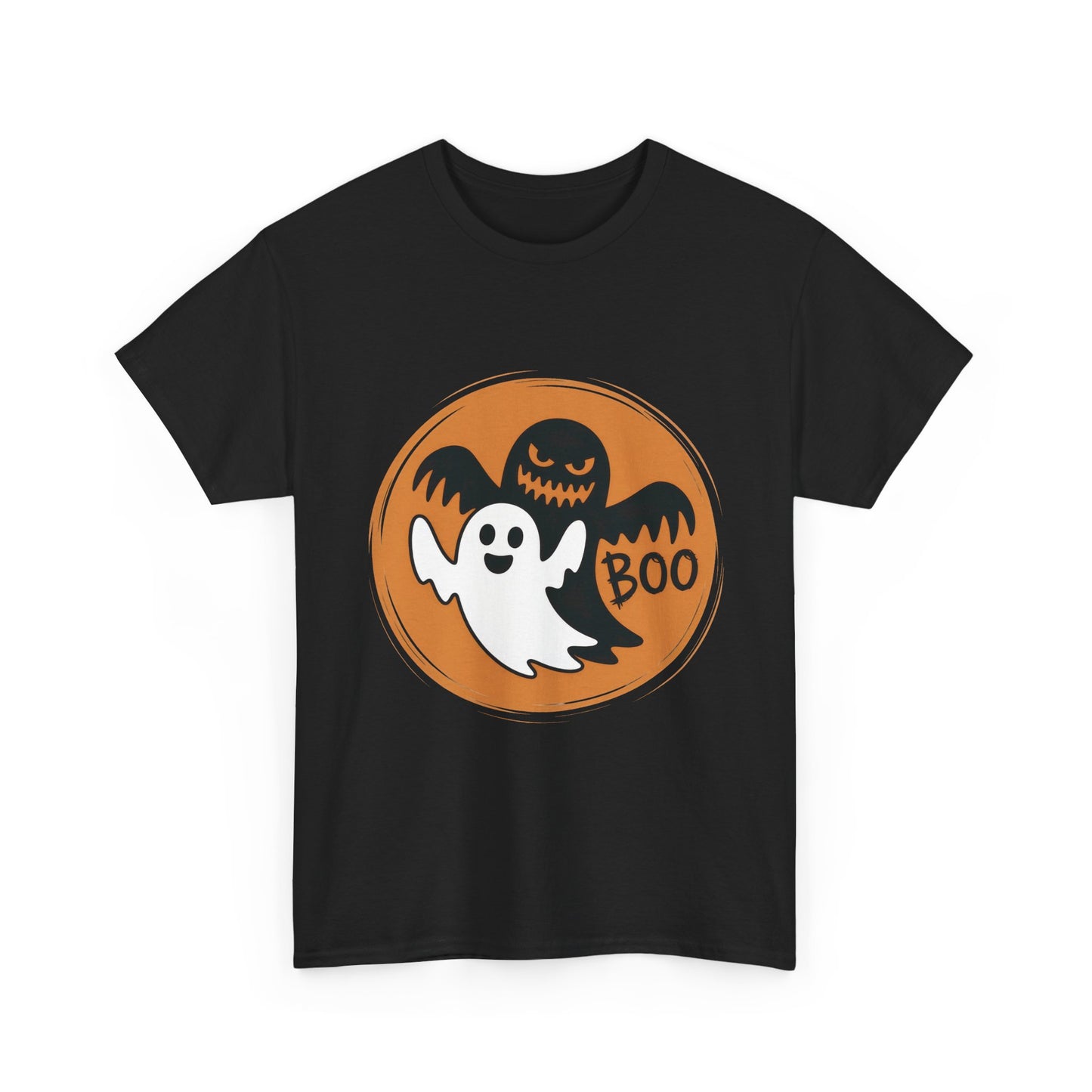 Halloween Ghost Men's T-Shirt, Cute Spooky BOO Tee, Men's Funny Scary Shirt for Men