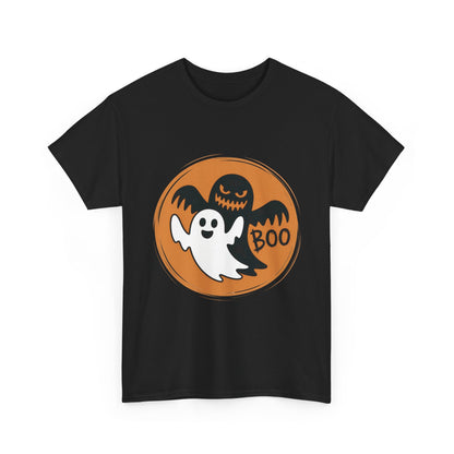 Halloween Ghost Men's T-Shirt, Cute Spooky BOO Tee, Men's Funny Scary Shirt for Men