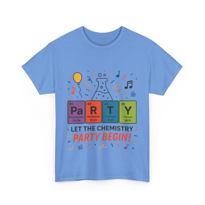 Funny Chemistry Party T-Shirt, Periodic Table PaRTY Tee, Unisex Science Humor Shirt, Gift for Chemistry Teacher,Science Tee, Nerdy Pun Shirt