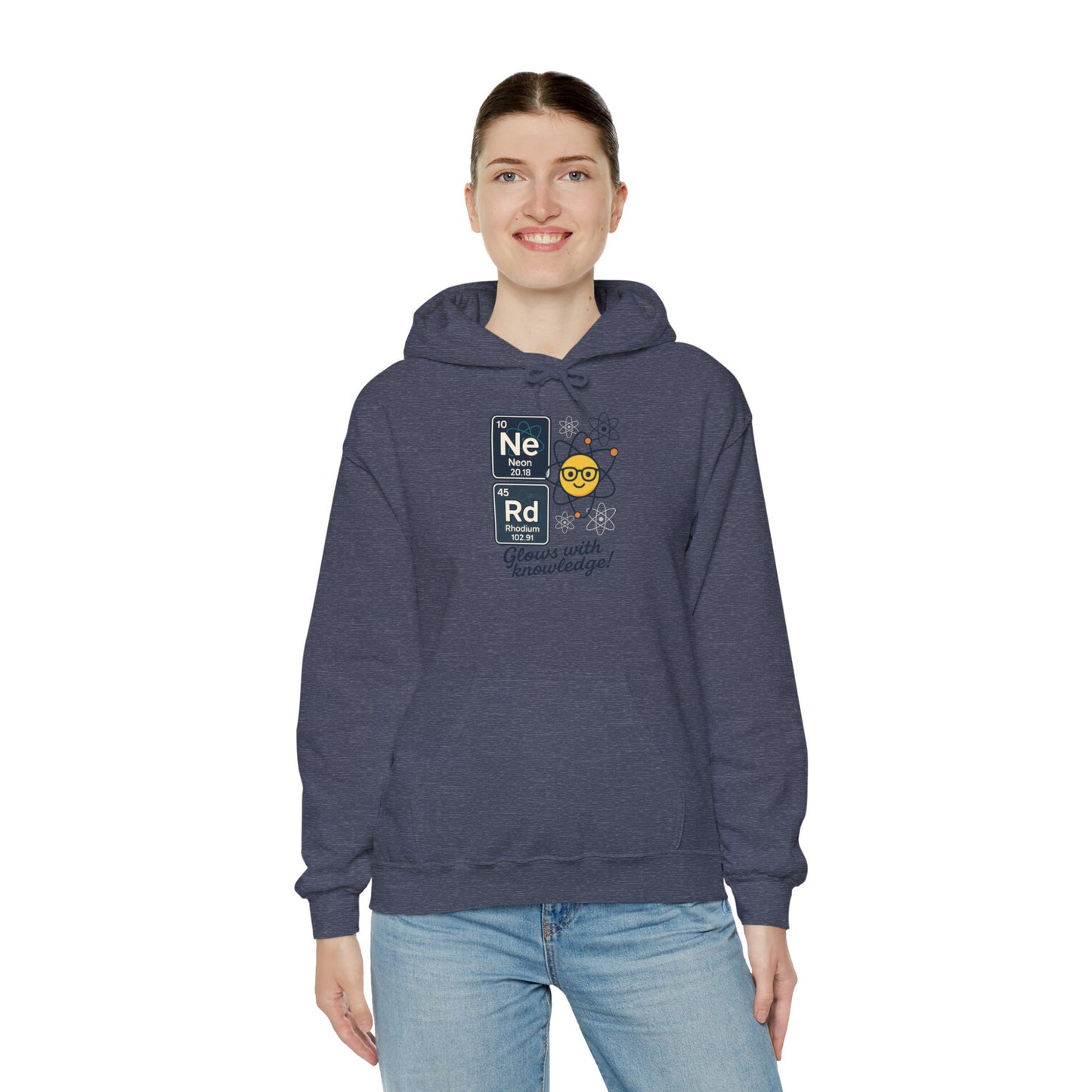 Nerd Hoodie for Women, Science Sweatshirt, Periodic Table Hoodie, STEM Gift for Her, Geek Gift, Science Lover Gift, College Student Clothing