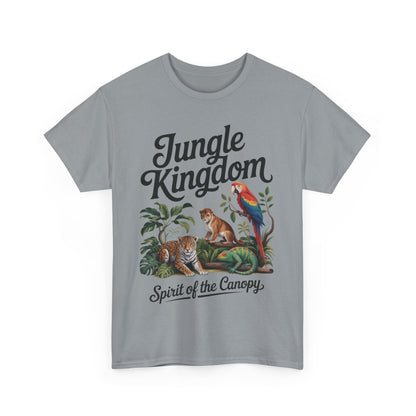 Mens Jungle Kingdom Tee - Nature Lover T-Shirt, Animal Graphic Tee, Eco-Friendly Gift, Summer Fashion, Adventure Outfit