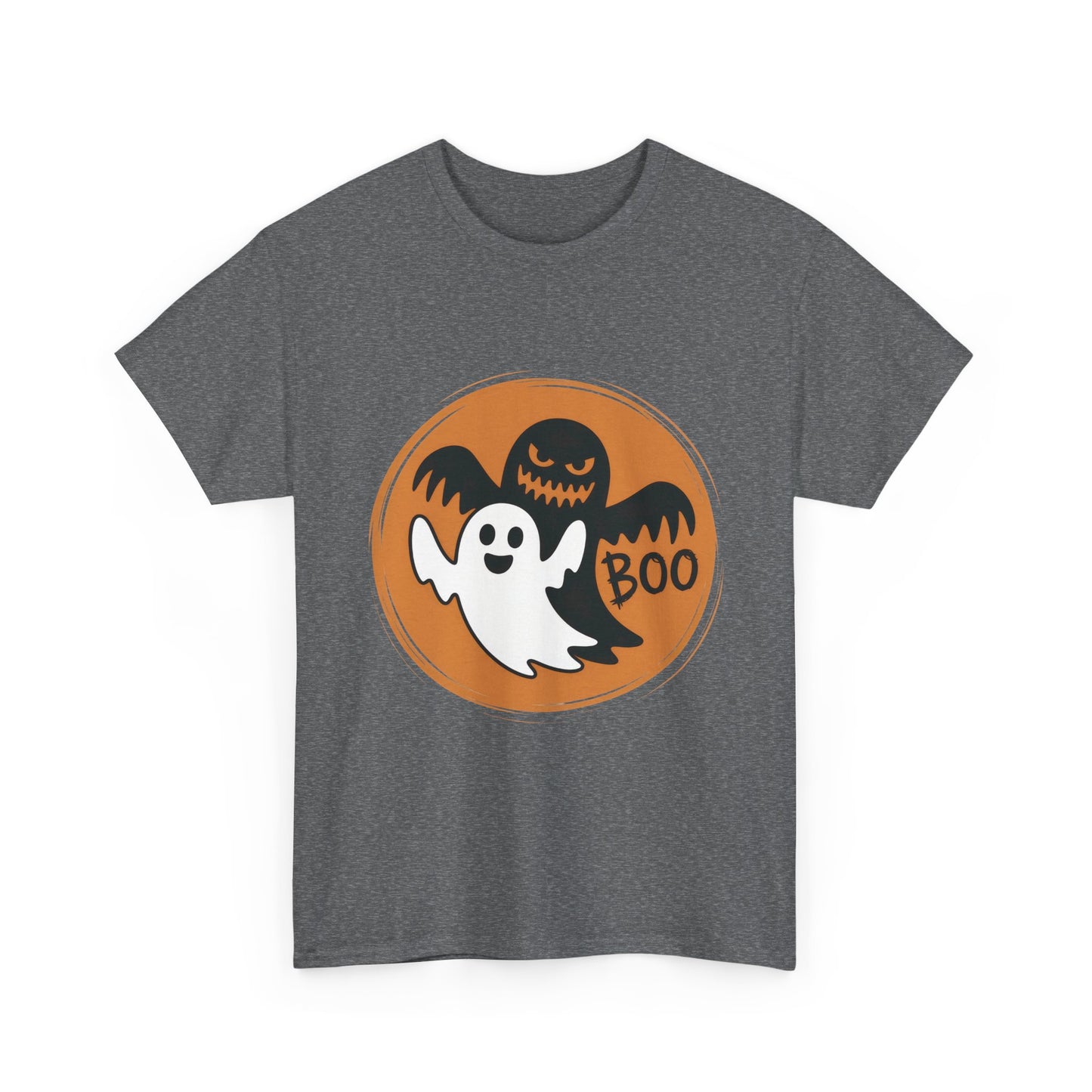 Halloween Ghost Men's T-Shirt, Cute Spooky BOO Tee, Men's Funny Scary Shirt for Men