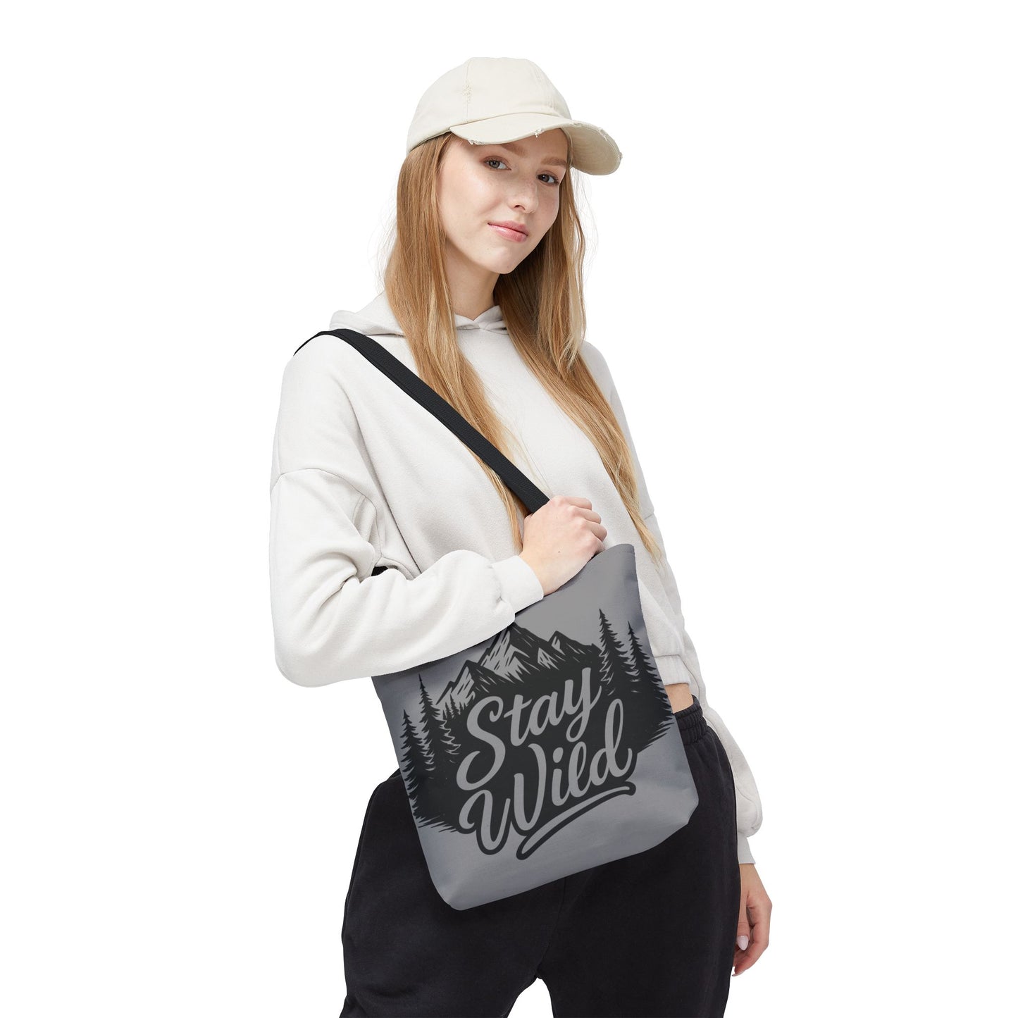 Stay Wild Tote Bag | Eco-friendly Shopping Bag, Adventure Tote, Outdoor Enthusiast Gift, Stylish Carryall, Perfect for Summer Adventures