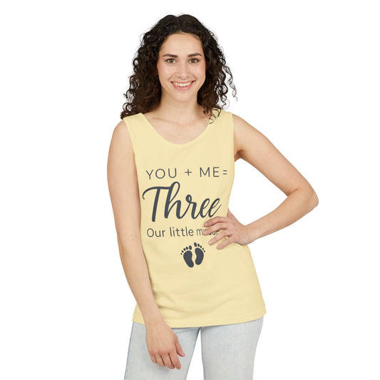 Maternity Tank Top, Cute Pregnancy Announcement Tank, Our Little Miracle Expecting Mom Gift, Baby Reveal Tee, Baby Showers Gift