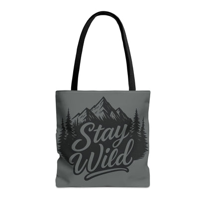 Stay Wild Tote Bag | Eco-friendly Shopping Bag, Adventure Tote, Outdoor Enthusiast Gift, Stylish Carryall, Perfect for Summer Adventures
