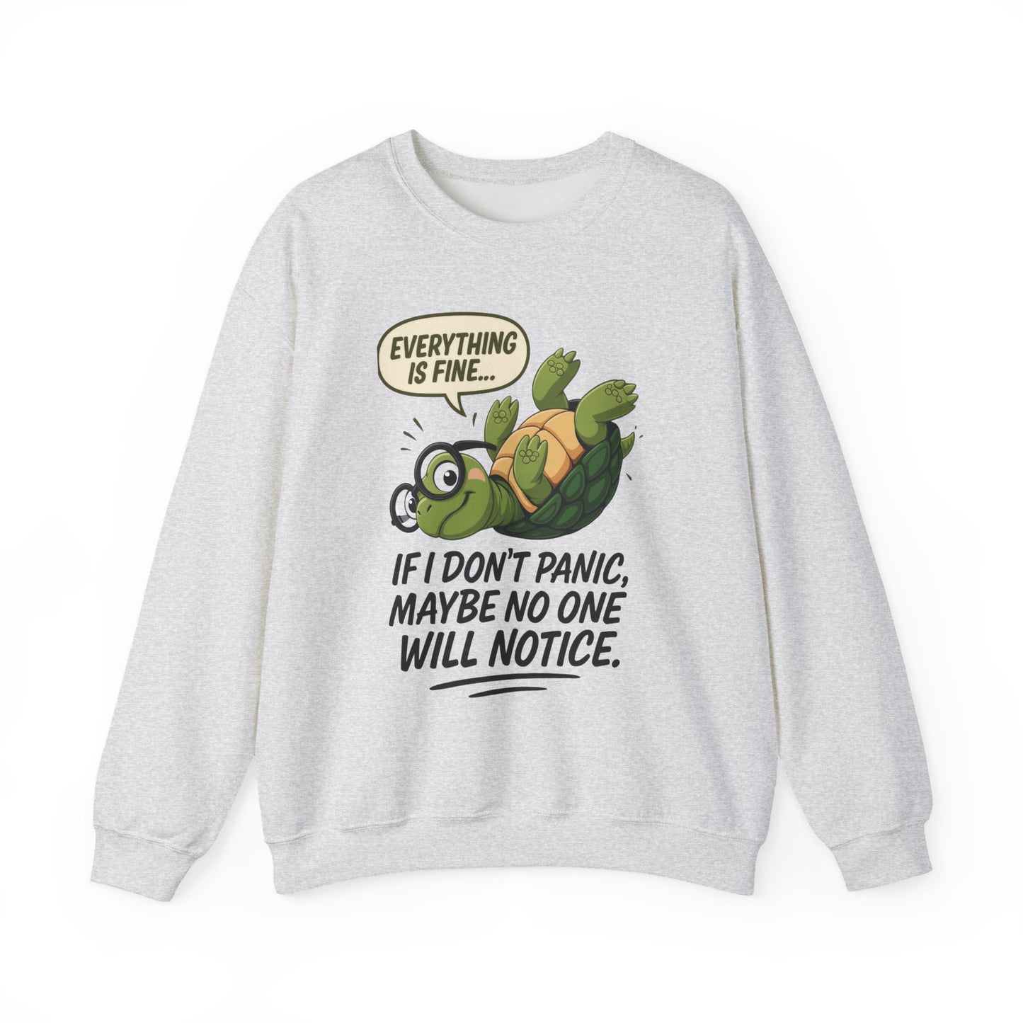 Casual Humor Unisex Sweatshirt, Perfect Gift for Anxiety Relief, Social Anxiety Joke, Quirky Graphic Sweatshirt, Introvert Humor Gift