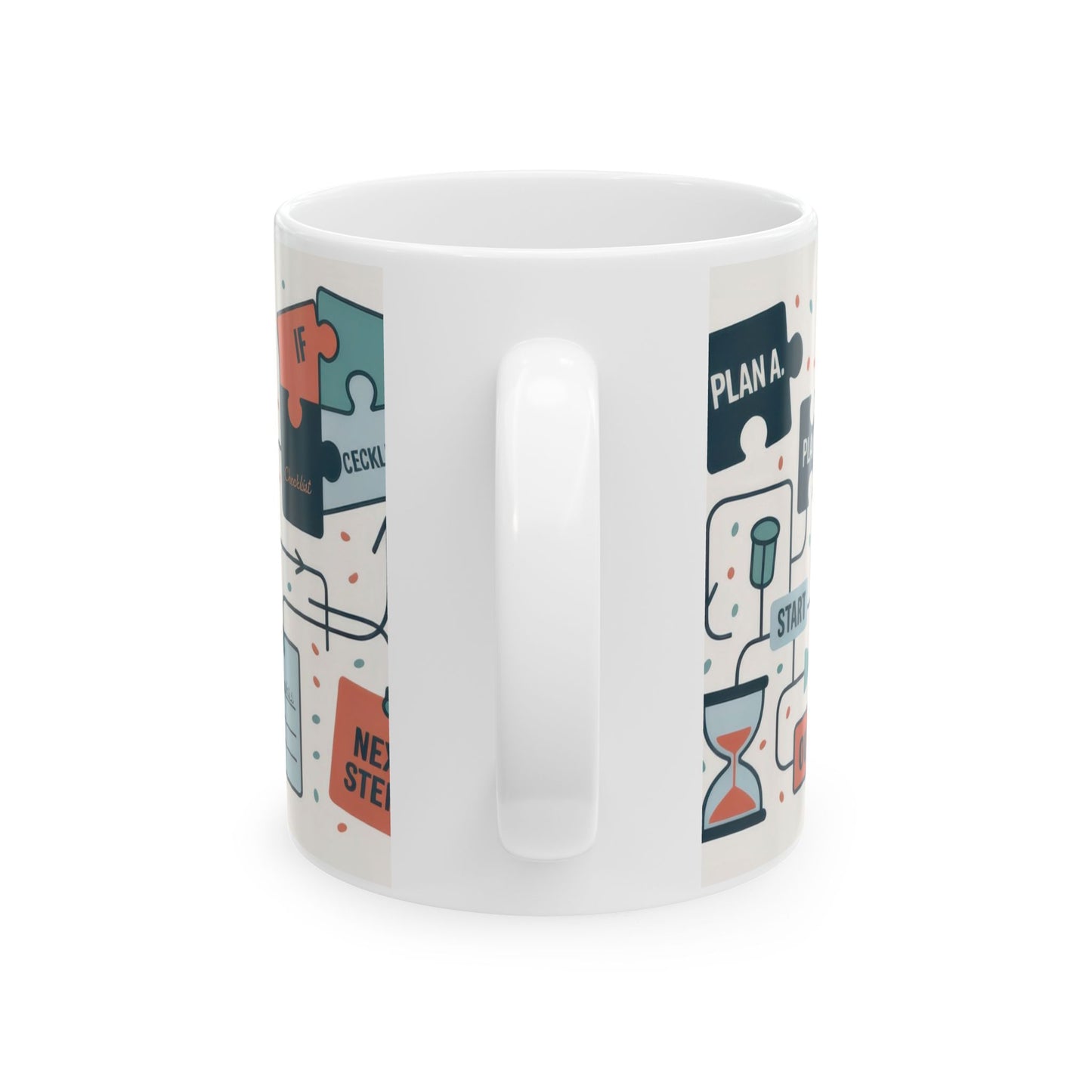 Funny OCD Strategy Mug, Organized Chaos Coffee Cup, Productivity Gift for Planners, Workflow Humor Mug, Office Desk Motivation, Fun Mug